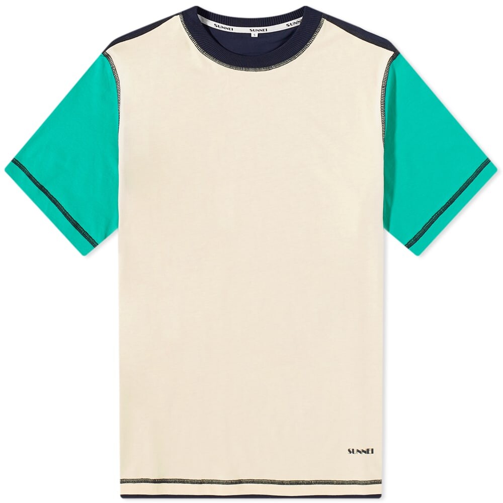 

Футболка Sunnei Contrast Sleeve Tee