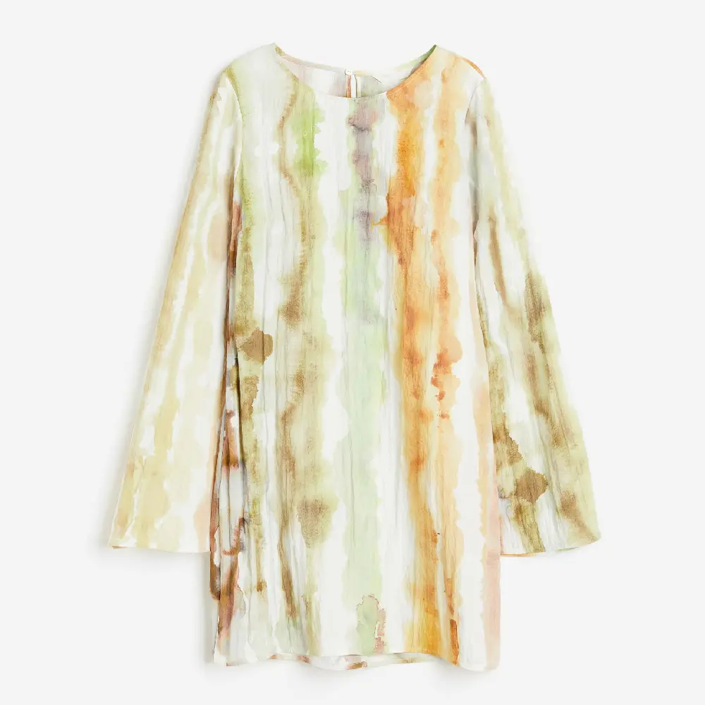 

Платье H&M Crinkled, кремовый
