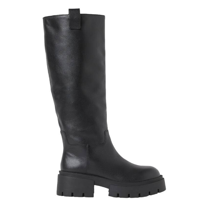 

Сапоги H&M Knee High Leather, черный