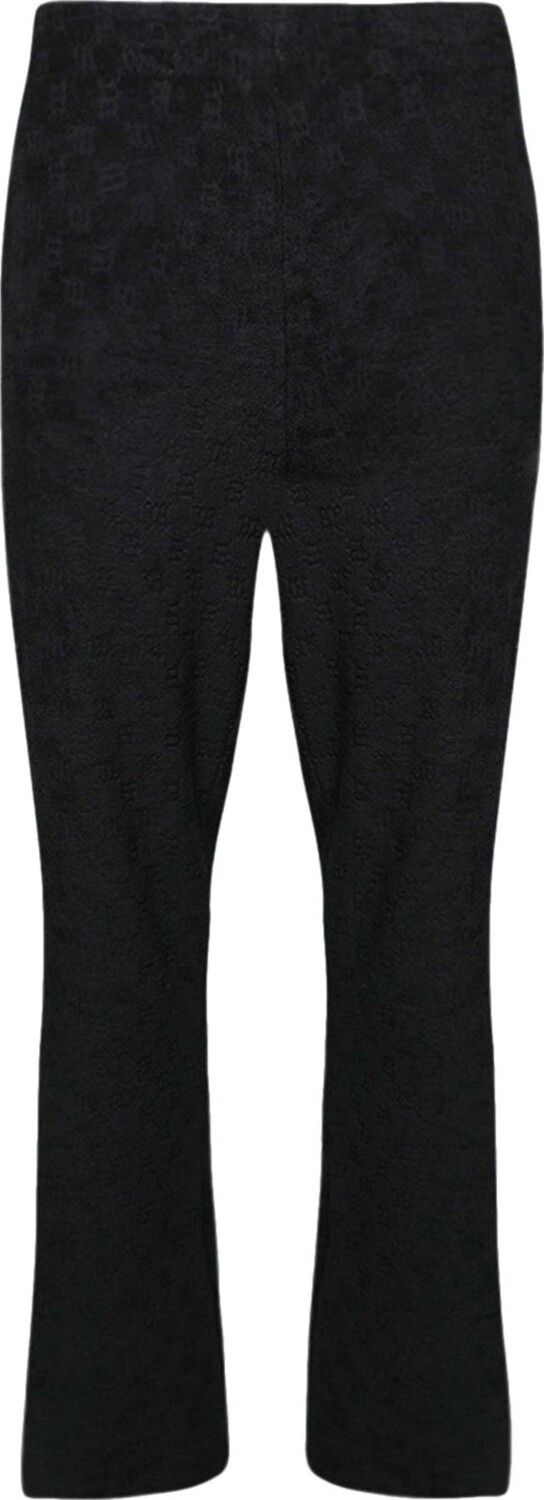 

Брюки MISBHV Towelling Monogram Trousers 'Black', черный