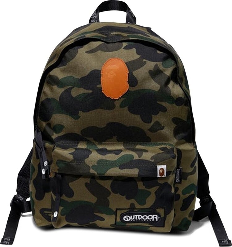 

Рюкзак BAPE x Outdoor Products 1st Camo Day Pack Backpack Green, зеленый