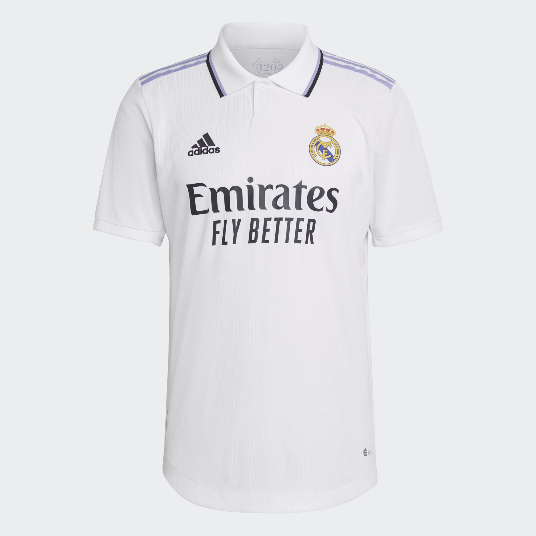 Футболка Adidas Real Madrid 22/23 Home Authentic, белый/синий/черный