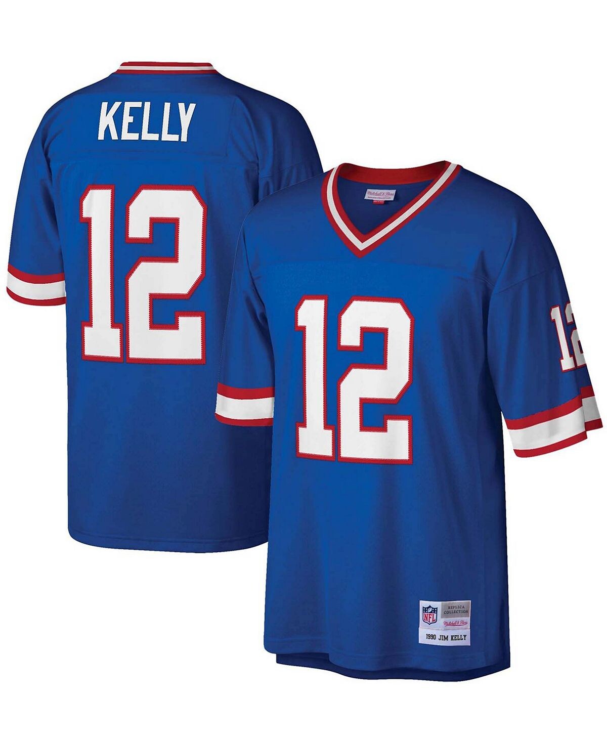 

Футболка Mitchell & Ness Men's Jim Kelly Royal Buffalo Bills Legacy, синий/белый/красный