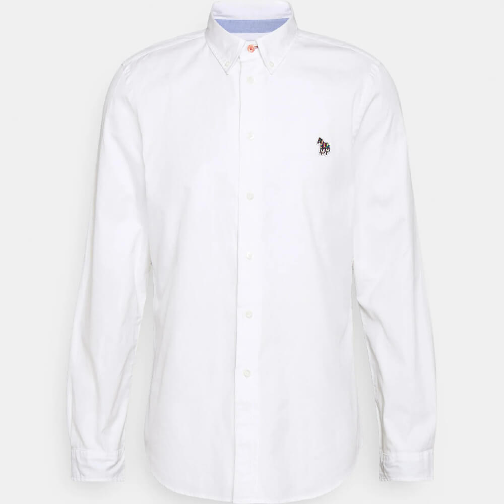 Рубашка PS Paul Smith Tailored, белый серая рубашка с вышивкой ps by paul smith