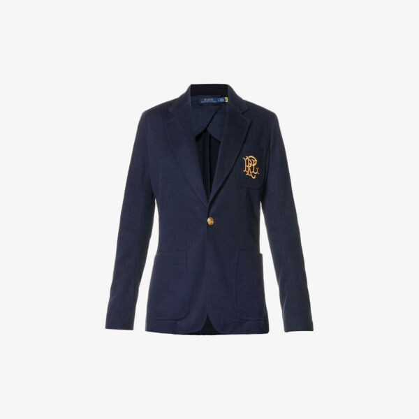 

Куртка из смесового хлопка с мягкими плечами Polo Ralph Lauren, синий