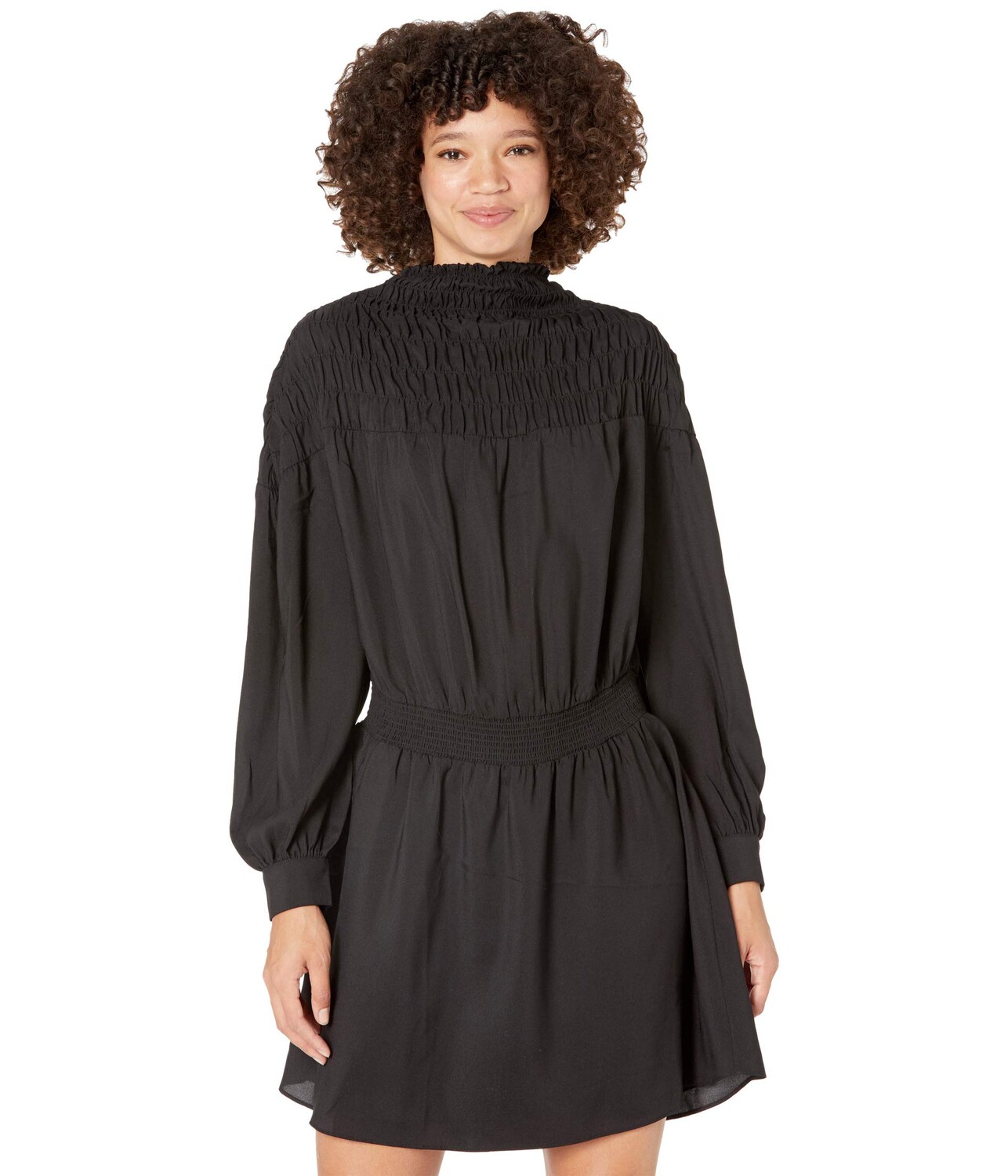 цена Платье 1.STATE, Long Sleeve Wide Smocked Dress