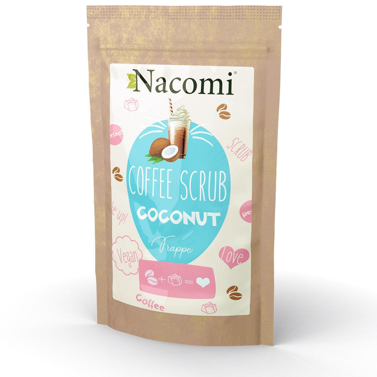 Nacomi Кофейный скраб Кокосово-кофейный пилинг 200г масло для тела arnaud paris эликсир сухих масел для лица тела и волос sublim elixir с 6 натуральными маслами