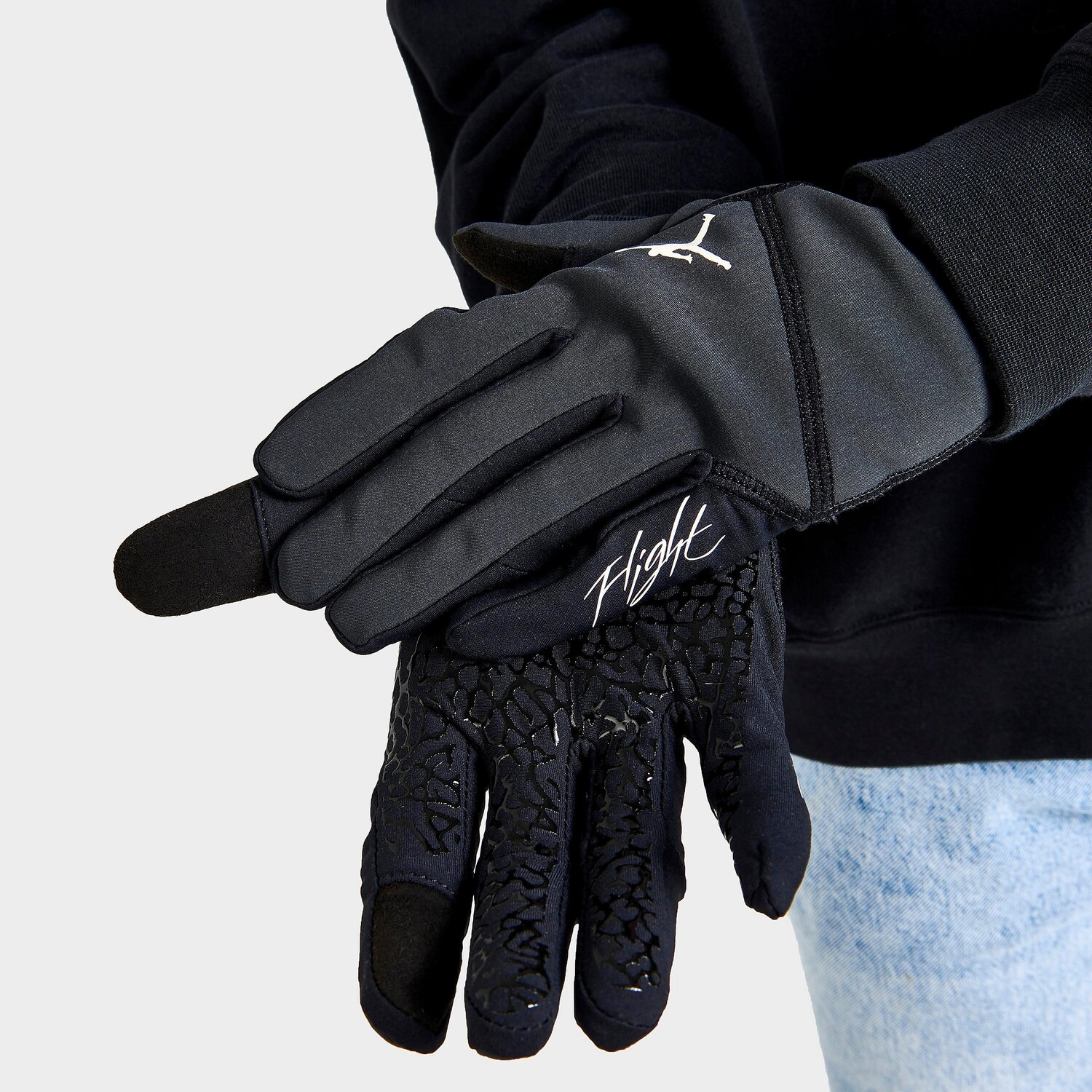 

Мужские флисовые перчатки Jordan Hyperstorm, черный