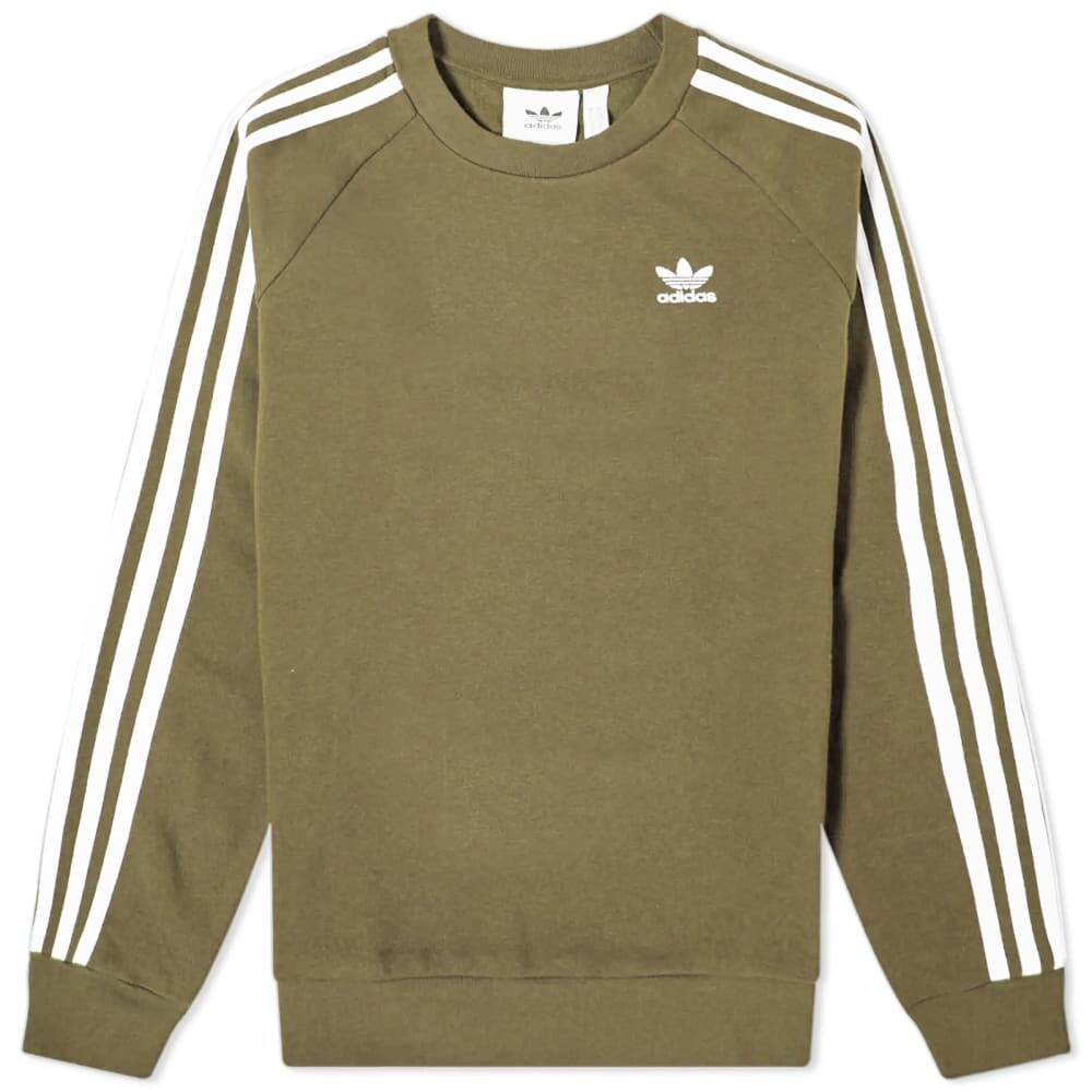 

Толстовка Adidas 3-Stripes Crew Sweat, Коричневый