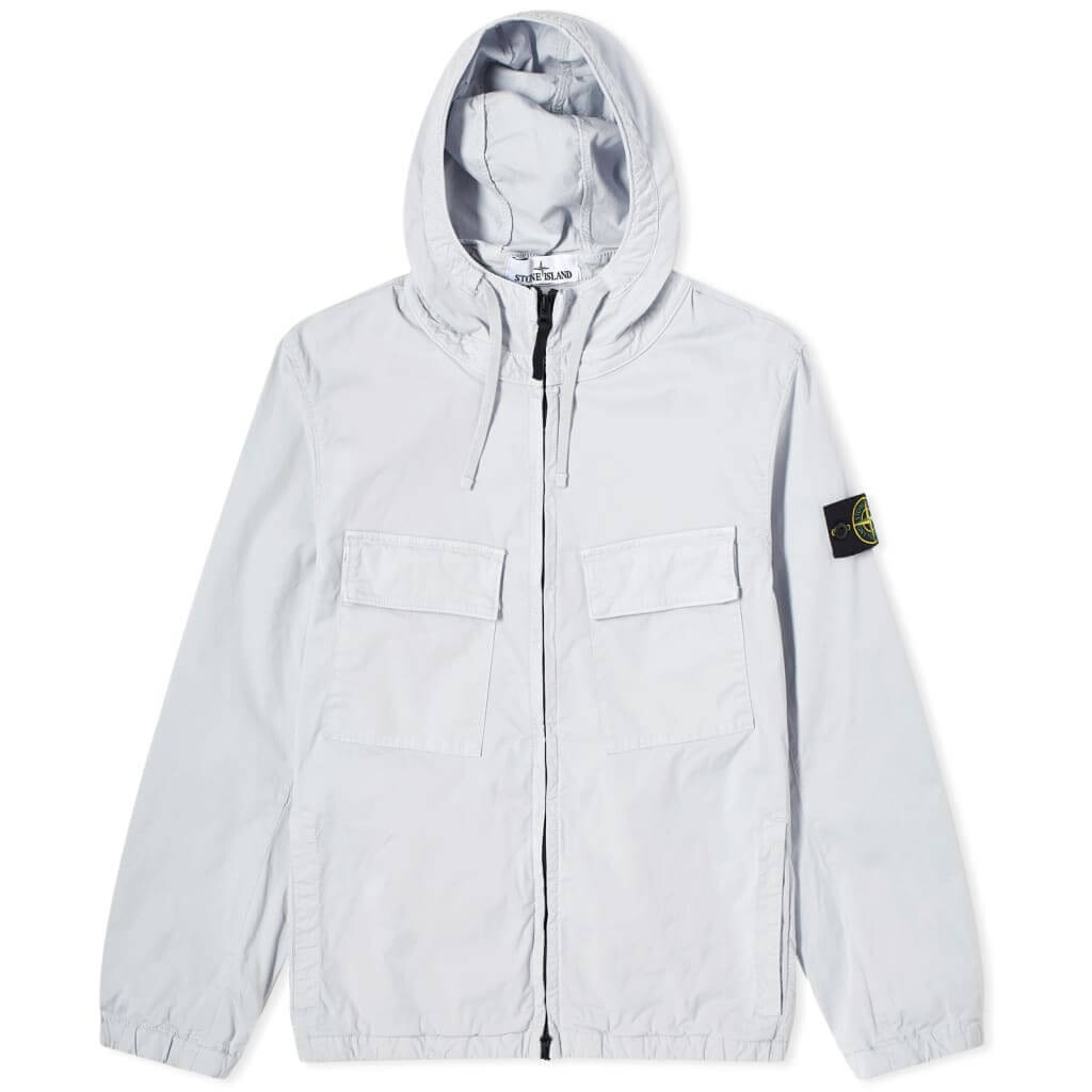 

Куртка Stone Island Supima Cotton Twill Stretch-TC Hooded, голубой