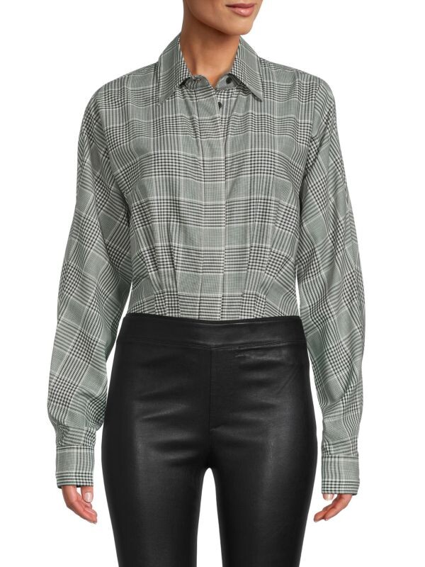 

Боди - Рубашка RtA Ashlyn, light plaid
