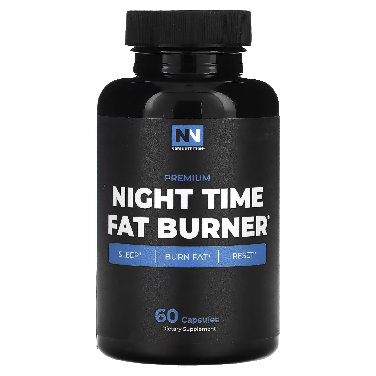 Nobi Nutrition Премиум средство для сжигания жира в ночное время, 60 капсул rsp nutrition quadralean non stim средство для сжигания жира 150 капсул