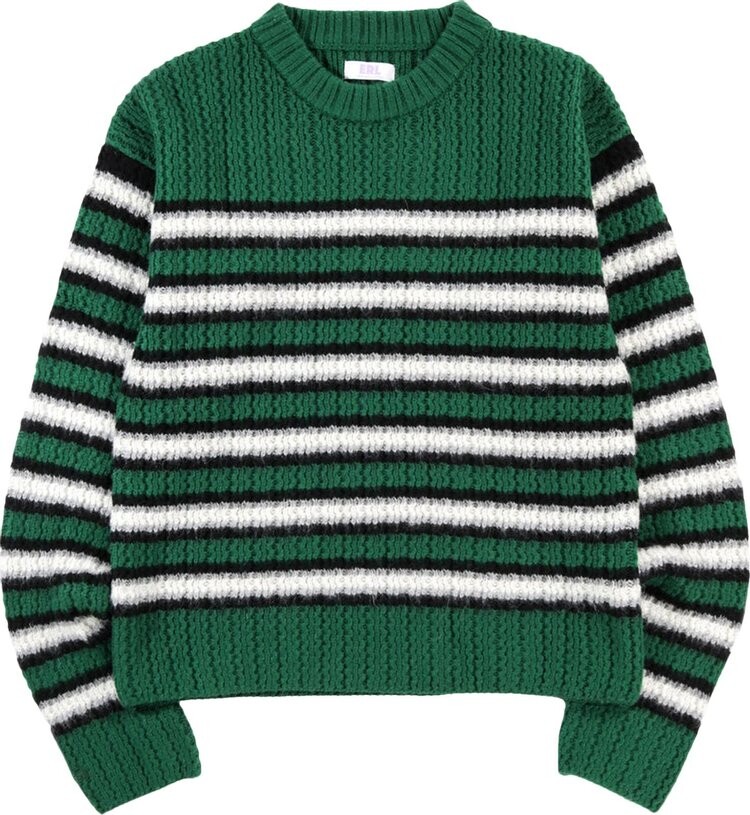 

Свитер ERL Striped Crewneck Sweater 'Green', зеленый