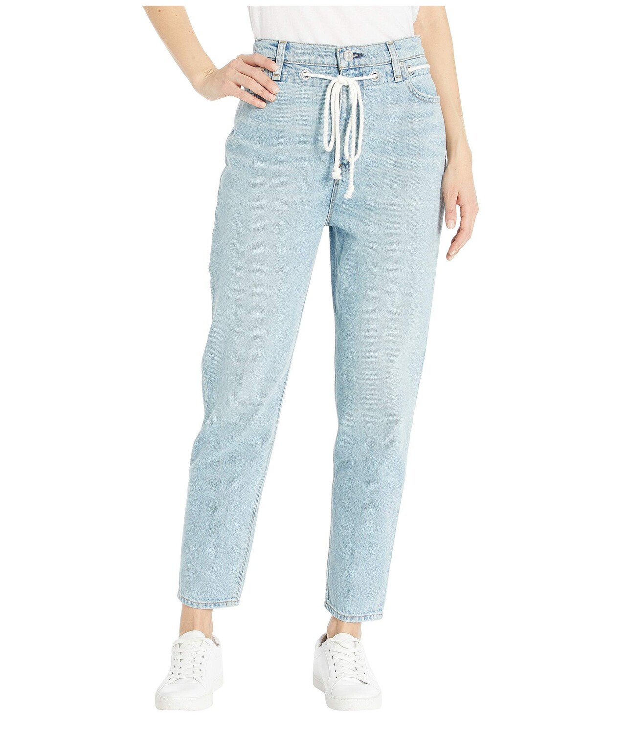 

Джинсы Hudson Jeans, Elly High-Rise Tapered Crop in Skylines