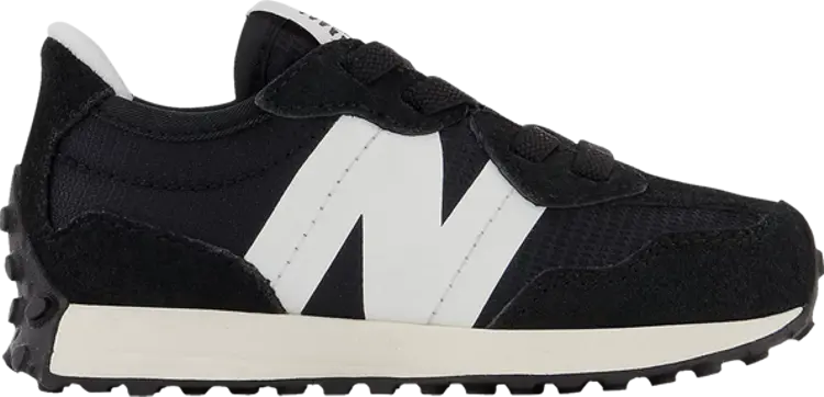 

Кроссовки New Balance 327 Toddler Wide 'Black White', черный
