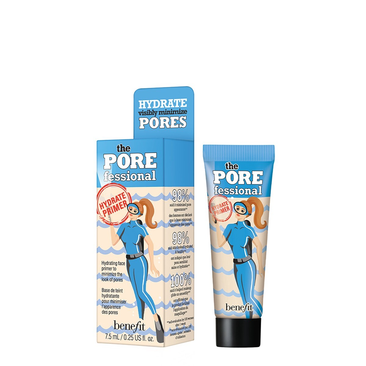 

Benefit Мини увлажняющий праймер POREfessional Hydrate Primer, сужающий поры, 7,5 мл