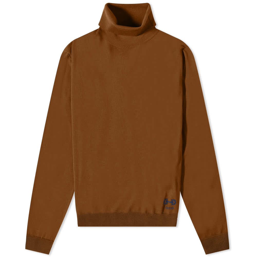 

Джемпер Gucci Cashmere Roll Neck, Коричневый