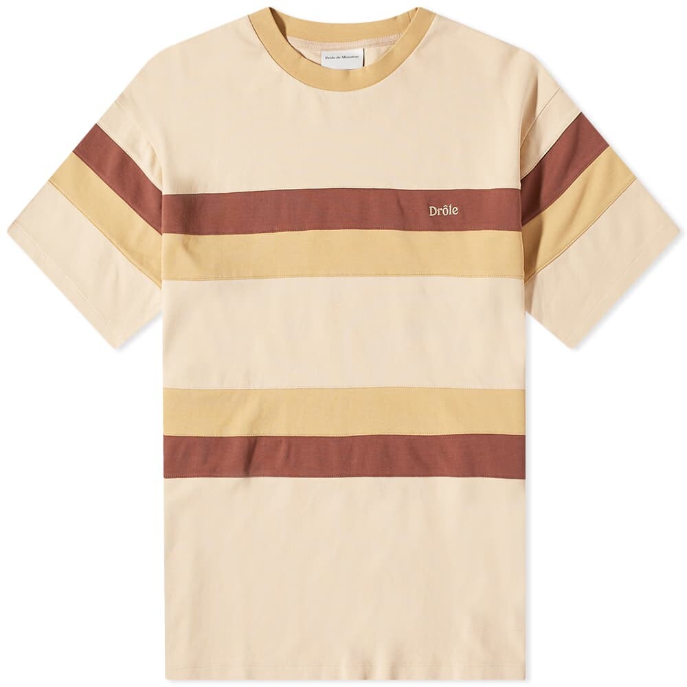 

Футболка Drôle de Monsieur Bold Stripe Tee