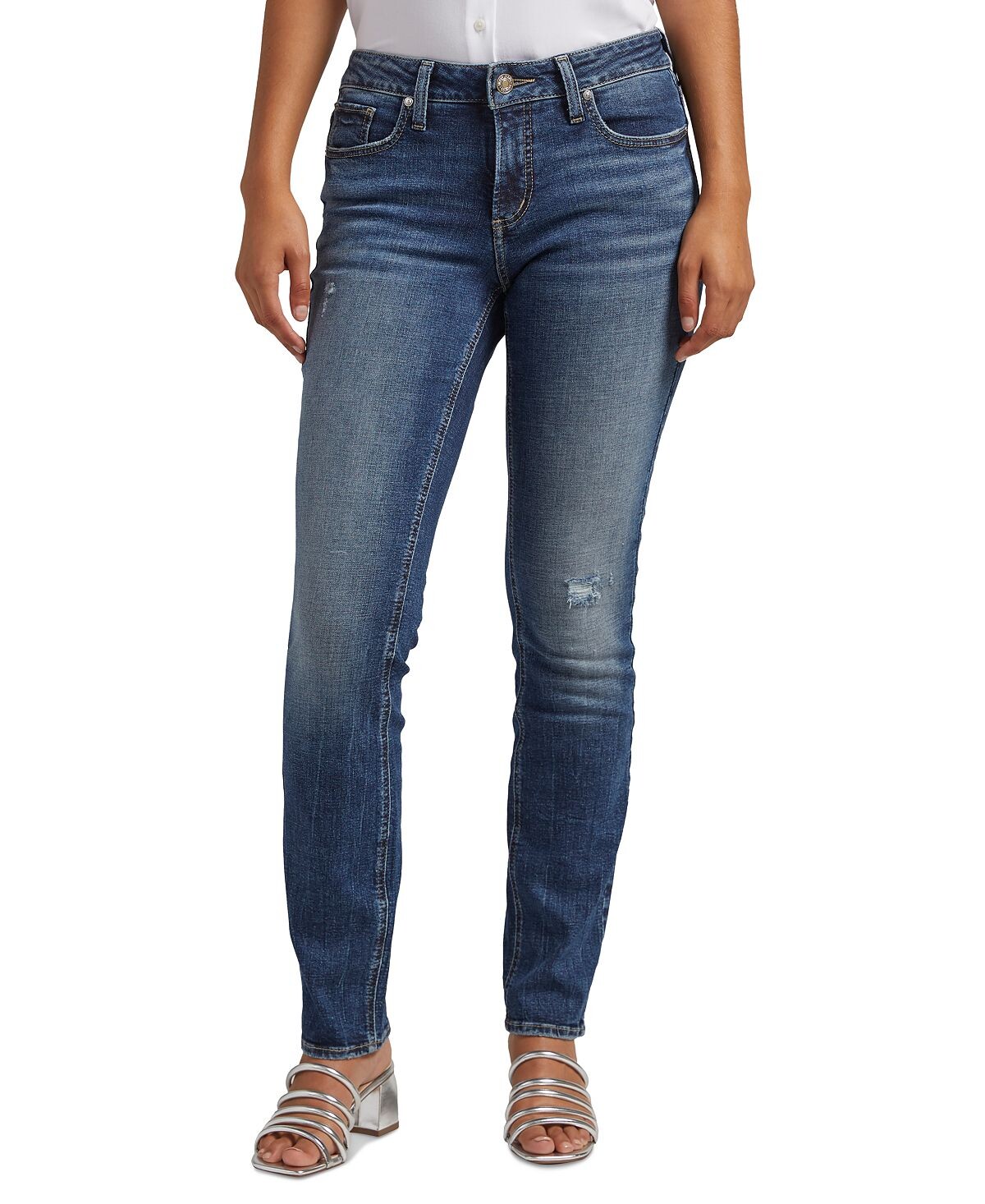 

Женские прямые джинсы elyse Silver Jeans Co.