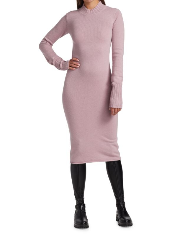 

Платье brinkley из шерсти и кашемира Halston Dusty rose