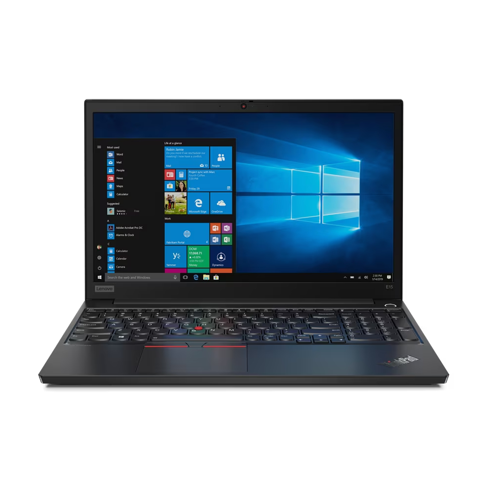 Ноутбук Lenovo ThinkPad E15, 15.6, 8 ГБ/512 ГБ, i7-10510U, Radeon RX 640, черный, английская/арабская клавиатура ноутбук lenovo thinkpad e15 15 6 8 гб 256 гб 20td00evad
