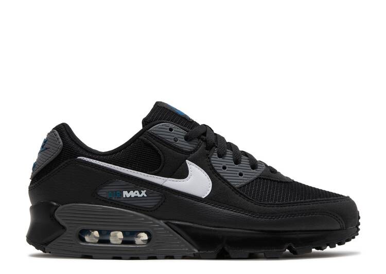 

Кроссовки Nike AIR MAX 90 'BLACK IRON GREY MARINA', черный
