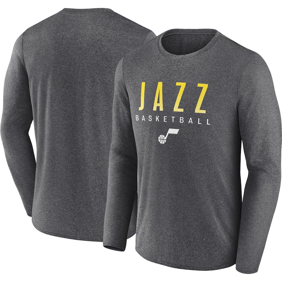 

Футболка с длинным рукавом Fanatics Branded Utah Jazz, угольный