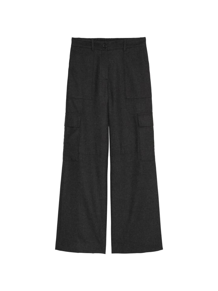 

Тканевые брюки Marc O'Polo wide, цвет dark slate melange