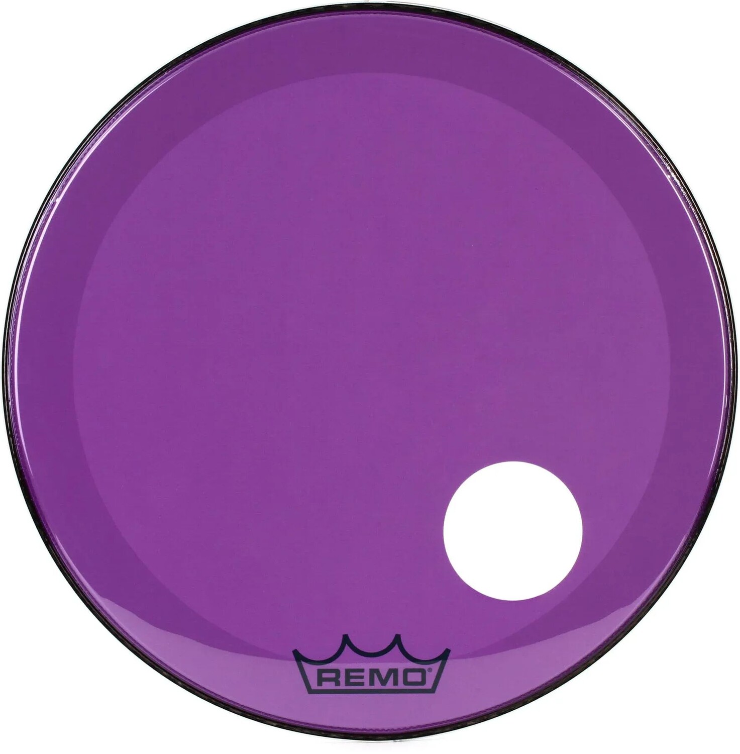 

Пластик для бас-барабана Remo Powerstroke P3 Colortone Purple — 26 дюймов — с отверстием для порта