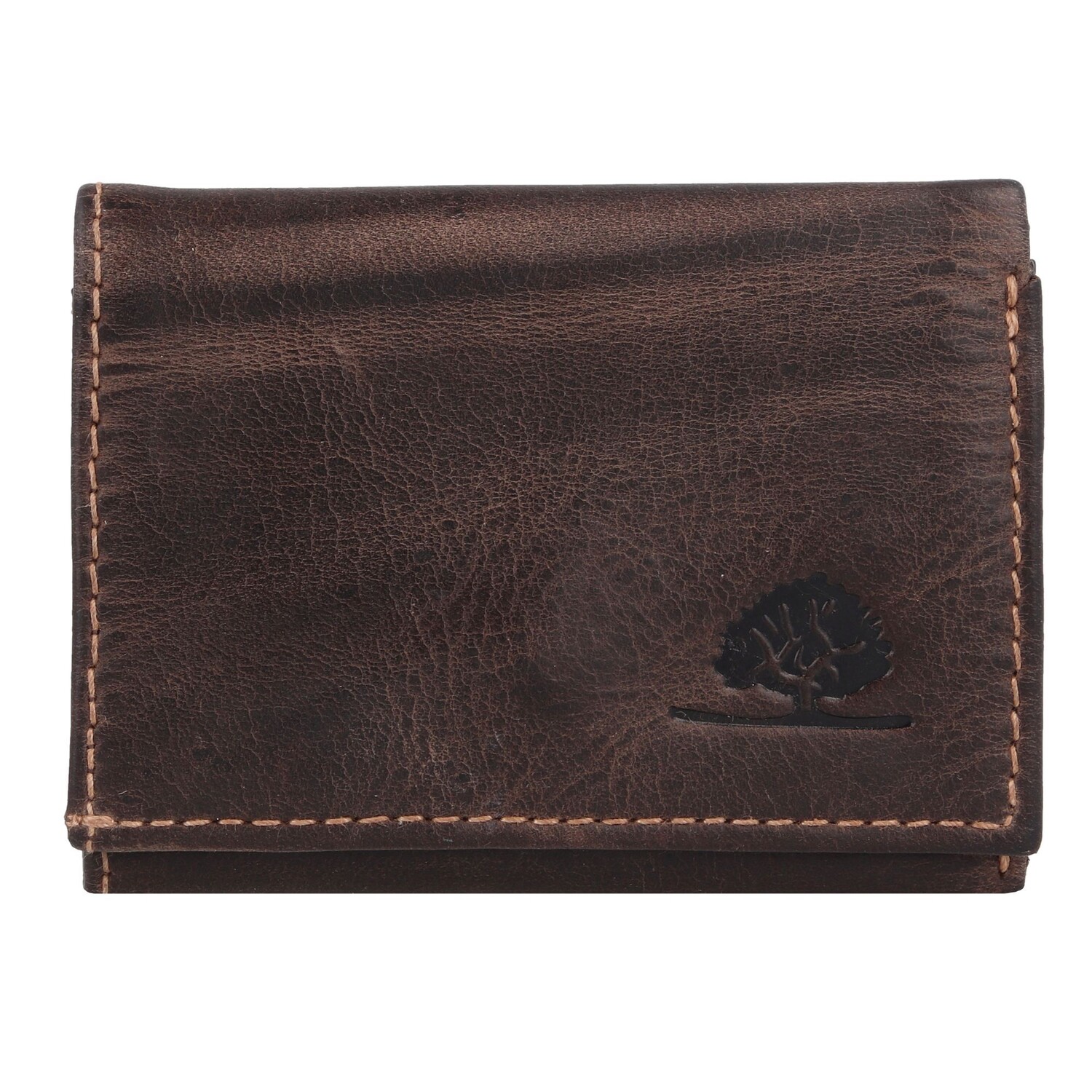 

Кошелек Greenburry Tornado RFID Schutz Leder 9.5 см, цвет teak brown