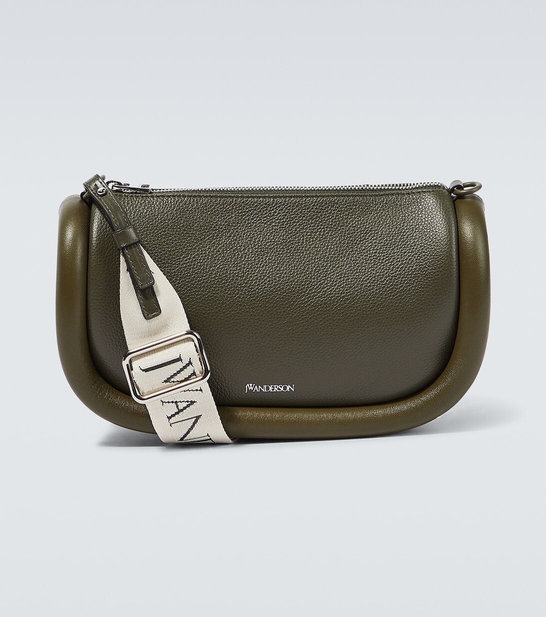 

Кожаная сумка через плечо Bumper-15 JW Anderson, зеленый