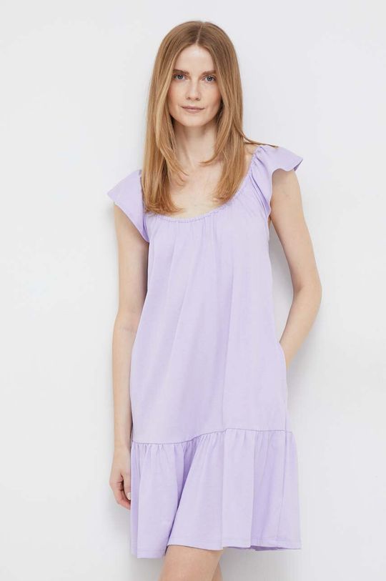 цена Платье Gap, фиолетовый