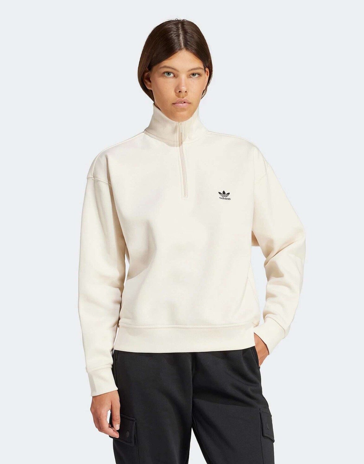 

Свитшот на молнии adidas Essentials 1/2 (бежевый) adidas Originals