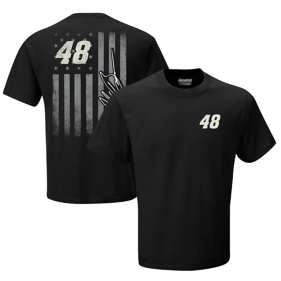 

Футболка с коротким рукавом Hendrick Motorsports Team Collection Alex Bowman, черный