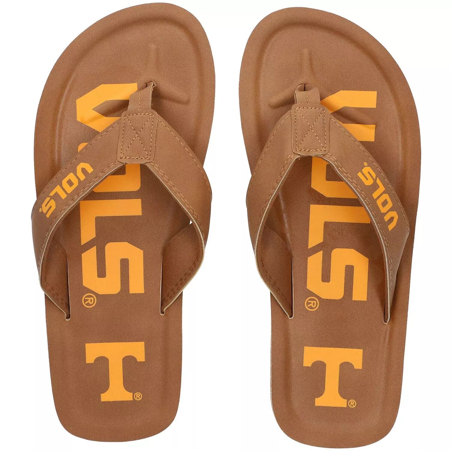 

Мужские сандалии Tennessee Volunteers Color Pop вьетнамки