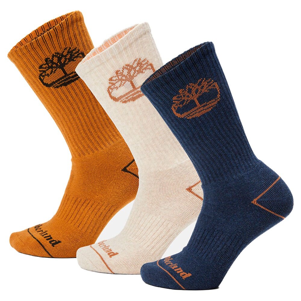 

Носки Timberland Bowden Fc Tree Logo Crew 3 шт, разноцветный