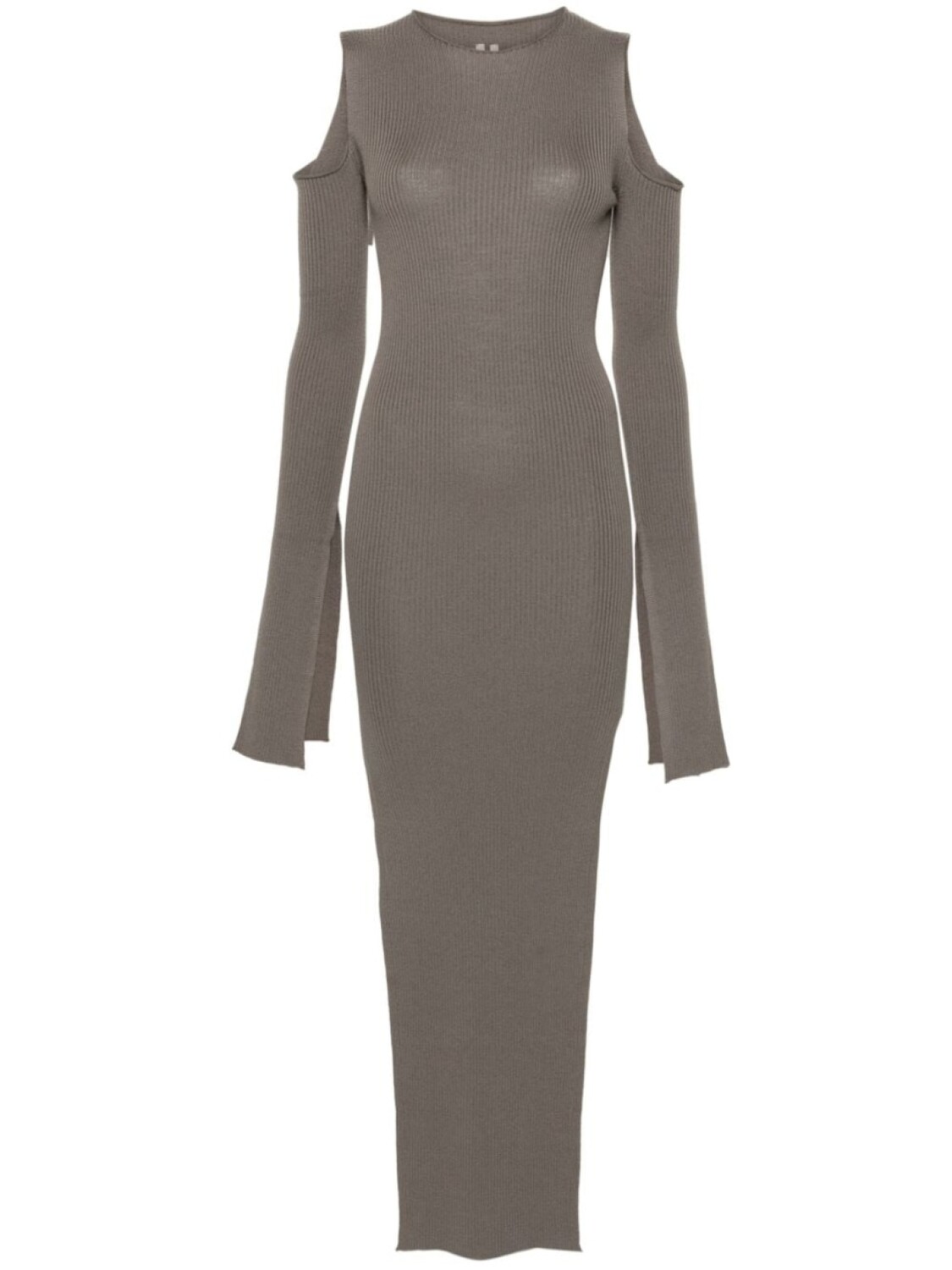 

Rick Owens платье макси Lido Cape из вирджинской шерсти, серый