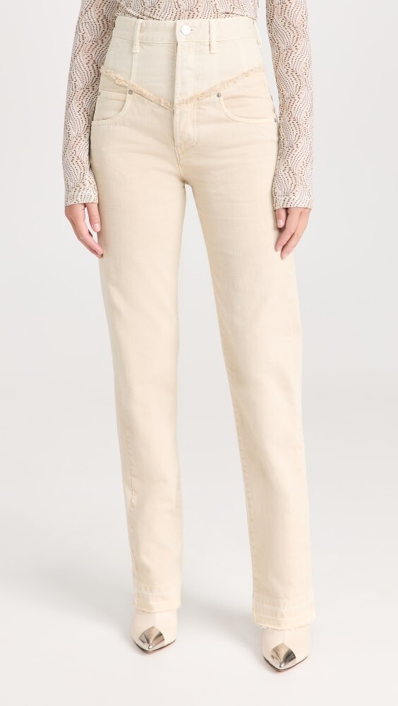 

Джинсы Isabel Marant Noemie, экру