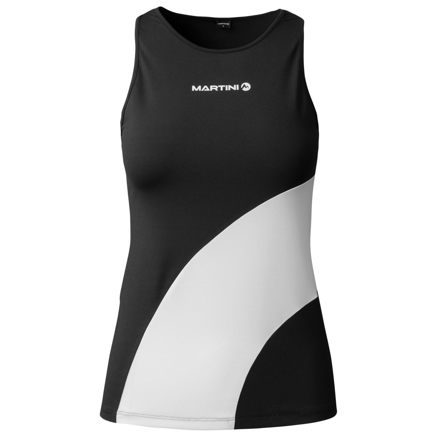 Топ Martini Women's Alpmate Shirt Dynamic, цвет black/white/black