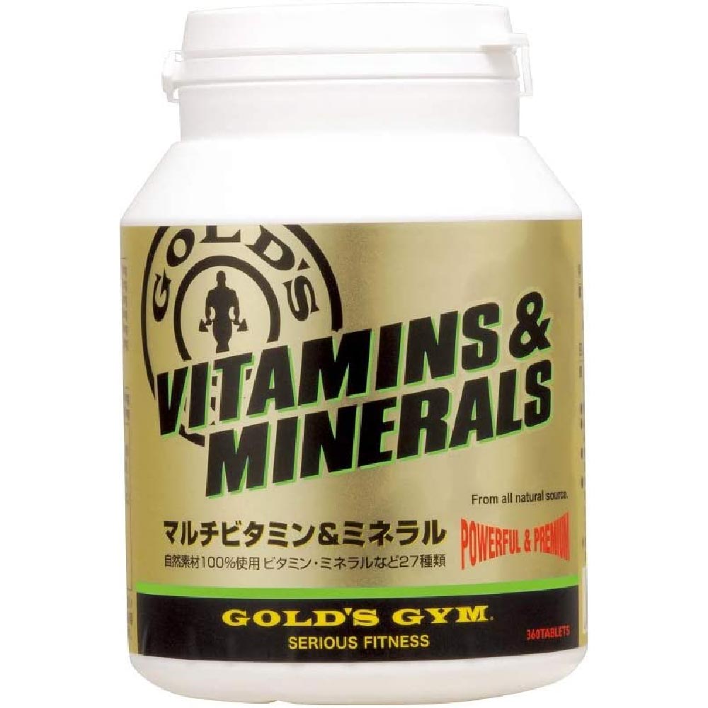 Мультивитамины и минералы Gold's Gym, 360 таблеток мультивитамины и минералы gold s gym 90 таблеток