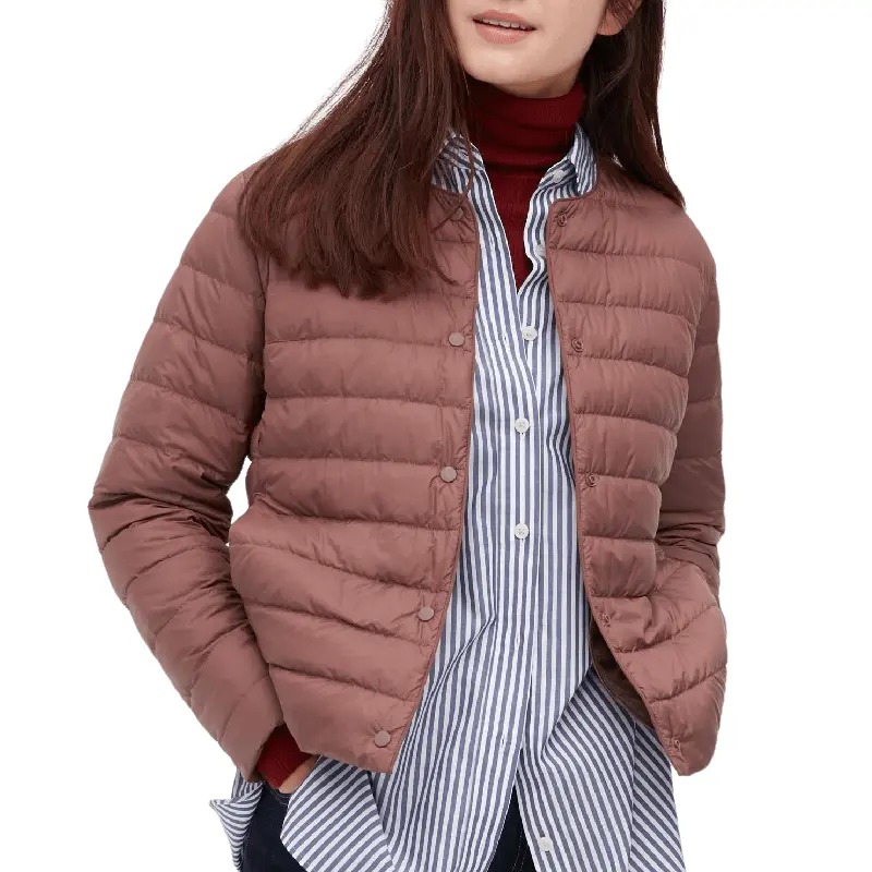 

Легкий пуховик Uniqlo Ultra Light Down Compact, темно-розовый