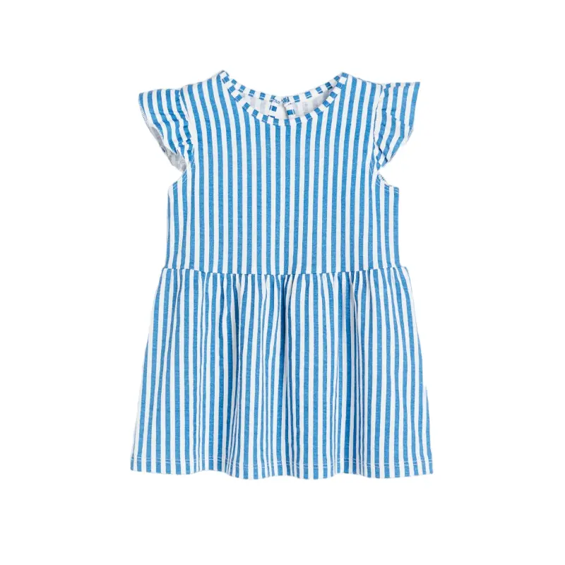 

Платье детское H&M Ruffle-trimmed, синий/белый