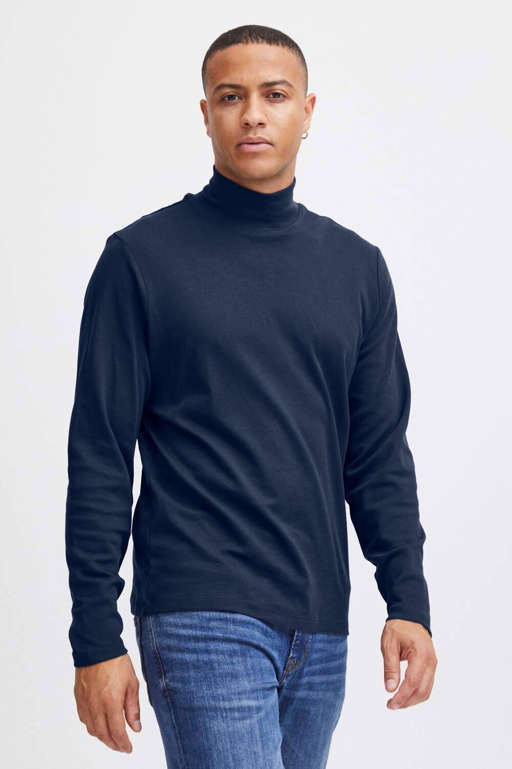 

Лонгслив BLEND Rollkragenshirt 20716280, синий