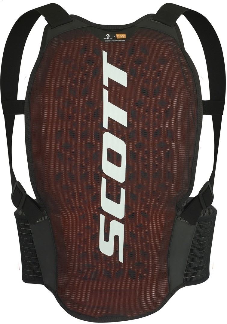 Детский протектор для спины Scott Airflex Pro с логотипом, черный/красный
