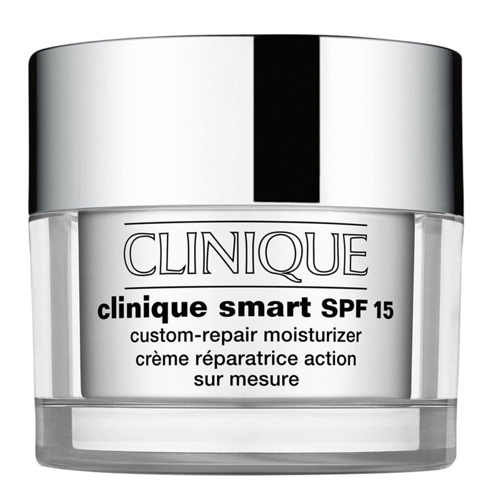 Крем увлажняющий spf 15. Smart крем Clinique для лица. Clinique Smart SPF 15 Custom-Repair Moisturizer 15 ml. Clinique крем для лица увлажняющий. Clinic Smart Night.