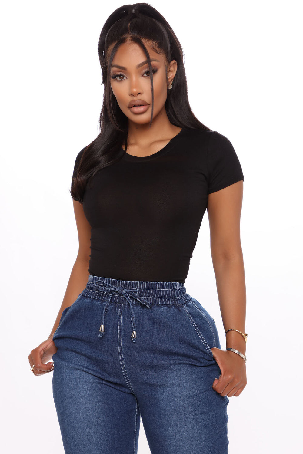 

Топ Fashion Nova RT62209, черный