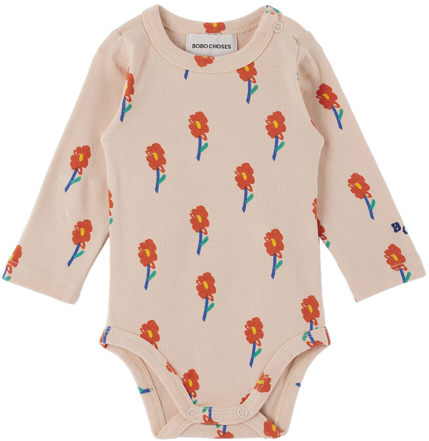 

Боди Baby Pink Flowers Bobo Choses