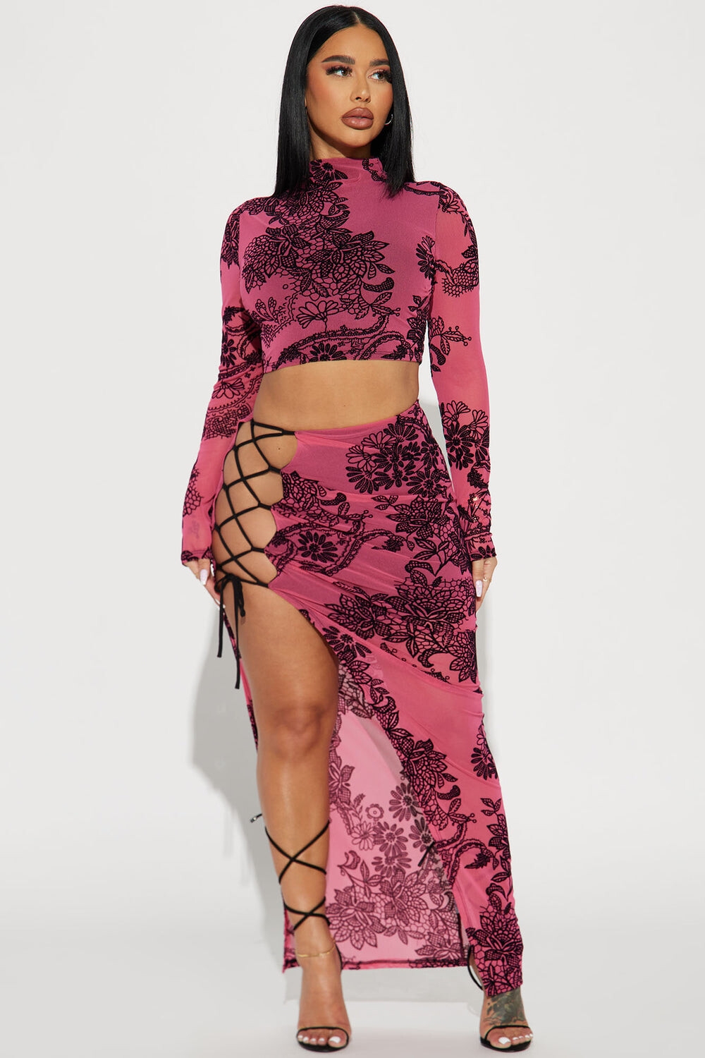 

Юбка Fashion Nova TS8298, розовый