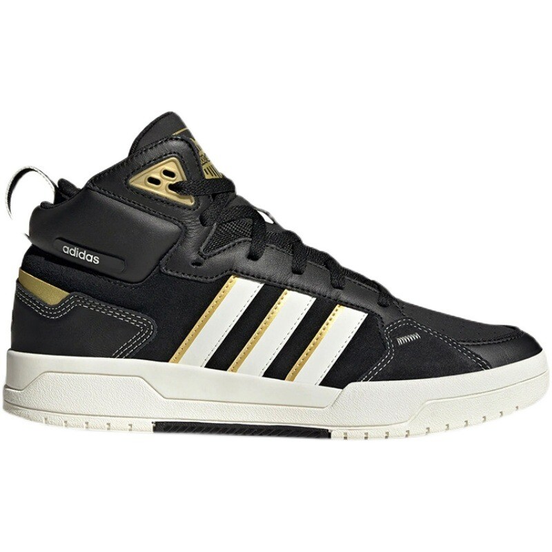 

Кроссовки Adidas NEO, черный/белый/золотой