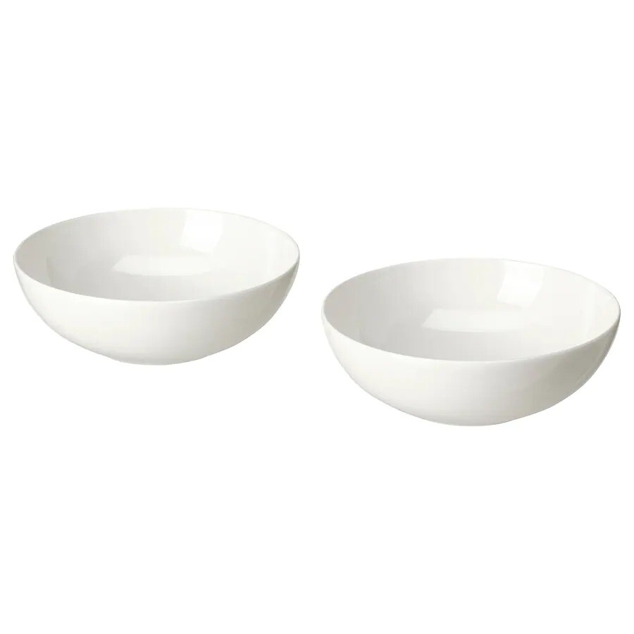 

Набор мисок Ikea Frojdefull, 16 см, 2 предмета, белый